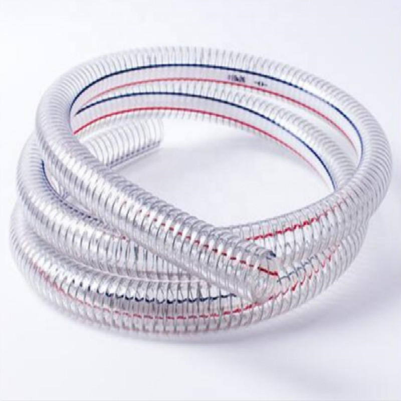 Factory direct PVC spiral steel wire reinforced hose with high pressure