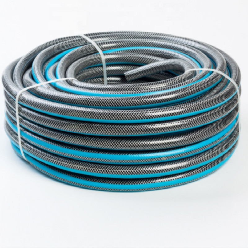 No smell good quality colorful flexible fiber braided reinforce plastic pvc garden hose